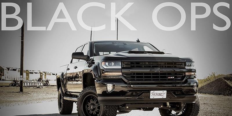 Custom black ops tuscany truck